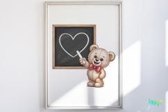 Valentine Teddy Bear Clipart Product Image 2