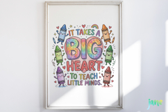 Boho Teacher Hand Drawn Png Clipart Product Image 5
