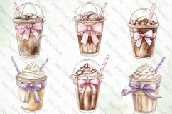 Coquette Iced Coffee Sublimation Clipart Product Image 5