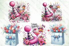Watercolor Happy Birthday Sublimation Product Image 5