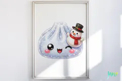 Glitter Christmas Dumpling Clipart Product Image 5
