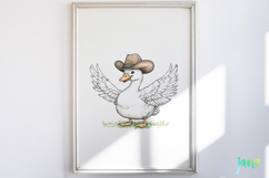 Vintage Goose Clipart Product Image 5