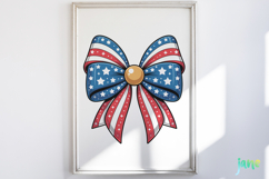 America Bow 4th of July Sublimation Product Image 2