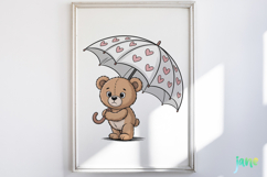 Valentine Teddy Bear Clipart Product Image 2
