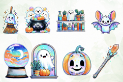 Pastel Witchy Goose Clipart Sublimation Product Image 2