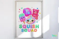 Just A Girl Who Loves Squishies Clipart Product Image 5