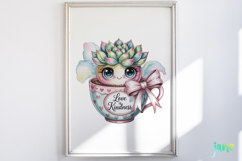 Valentine Succulent Pots PNG Product Image 2