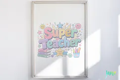 Boho Teacher PNG Clipart Product Image 5