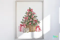 Cozy Christmas Watercolor Clipart Product Image 5