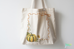 Watercolor Ribbon Pumpkin Frames Bundle Product Image 2