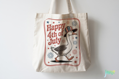 4th July Goose Stamp SVG Sublimation Product Image 7