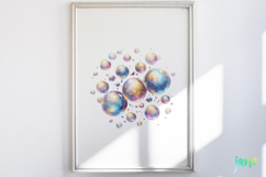 Watercolor Soap Bubbles Clipart Product Image 2