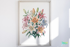 Watercolor Spring Flowers Clipart Product Image 2