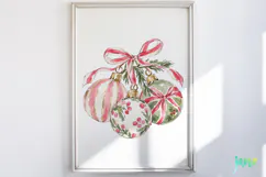 Cozy Christmas Watercolor Clipart Product Image 5