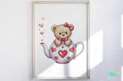 Valentine Teddy Bear Clipart Product Image 2