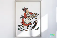 Vintage Christmas Clipart Product Image 5