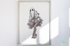 Pin-Up Ghost Girl Clipart Product Image 5