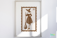 Halloween Postage Stamp SVG Product Image 2
