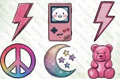 Retro Groovy Clipart Sublimation Product Image 7