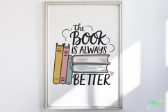 Book lovers SVG PNG Sublimation Bundle Product Image 6
