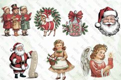 Vintage Christmas Bundle PNG Sublimation Product Image 8