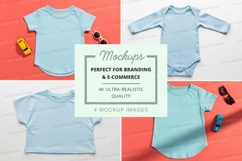 Mockup collection of baby clothes Product Image 1