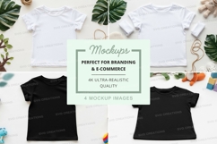 Mockup: blank t-shirts display Product Image 1