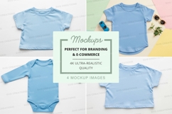Mockup collection of baby clothes Product Image 1
