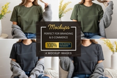 Casual t-shirt mockup Product Image 1