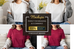 T-shirt mockup Product Image 1