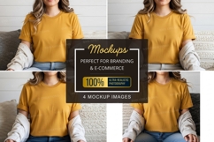 Casual comfort t-shirt mockup Product Image 1