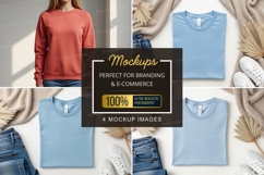 Casual t-shirt mockup Product Image 1