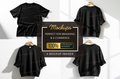 Black t-shirt mockup Product Image 1