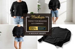 Black t-shirt mockup Product Image 1