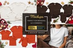 Holiday t-shirt mockup Product Image 1