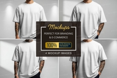 Blank white t-shirt mockup Product Image 1