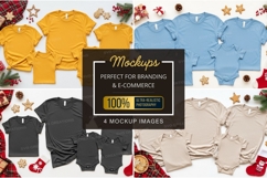 Holiday-themed t-shirt mockup Product Image 1