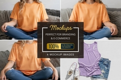 Casual t-shirt mockup Product Image 1