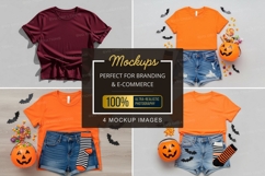 Halloween themed t-shirt mockup Product Image 1