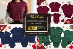 Holiday t-shirt mockup Product Image 1