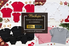 Holiday-themed t-shirt mockup Product Image 1