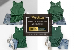 Green t-shirt mockup Product Image 1