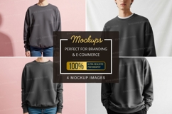 Oversized sweatshirt mockup Product Image 1