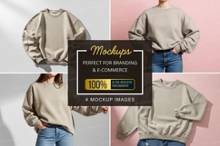 Oversized sweatshirt mockup Product Image 1