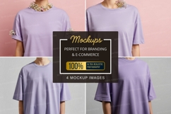 Lavender t-shirt mockup Product Image 1