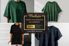 Casual t-shirt mockup Product Image 1