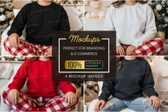 Family in christmas pajamas Product Image 1