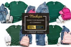 T-shirt mockup with casual outfits Product Image 1