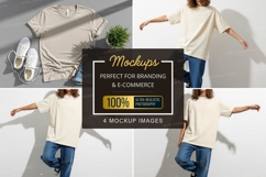 Casual t-shirt mockup Product Image 1