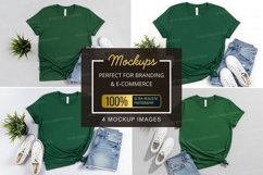 Green t-shirt mockup Product Image 1